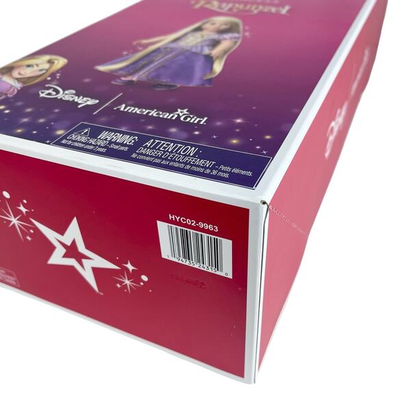 NEW American Girl Disney Princess Rapunzel 18” Doll Dress Shoes Long Hair BOX - Picture 12 of 16